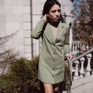 Cotton Blazer Dress